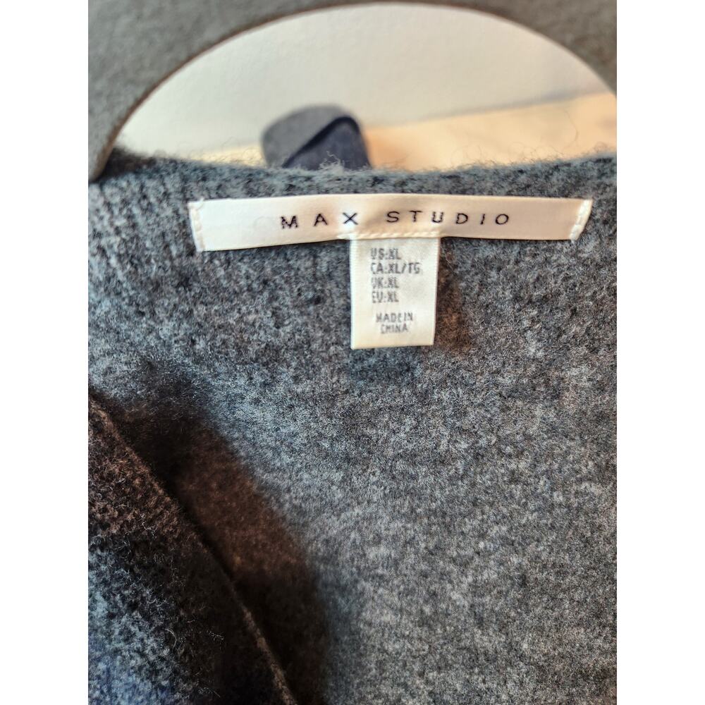 Max Studio Yak Wool Blend Coat Open Front Cardiga… - image 5
